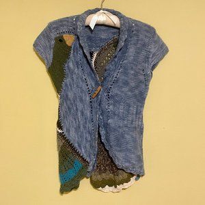 Anthropologie Bird Knit Sweater Vest